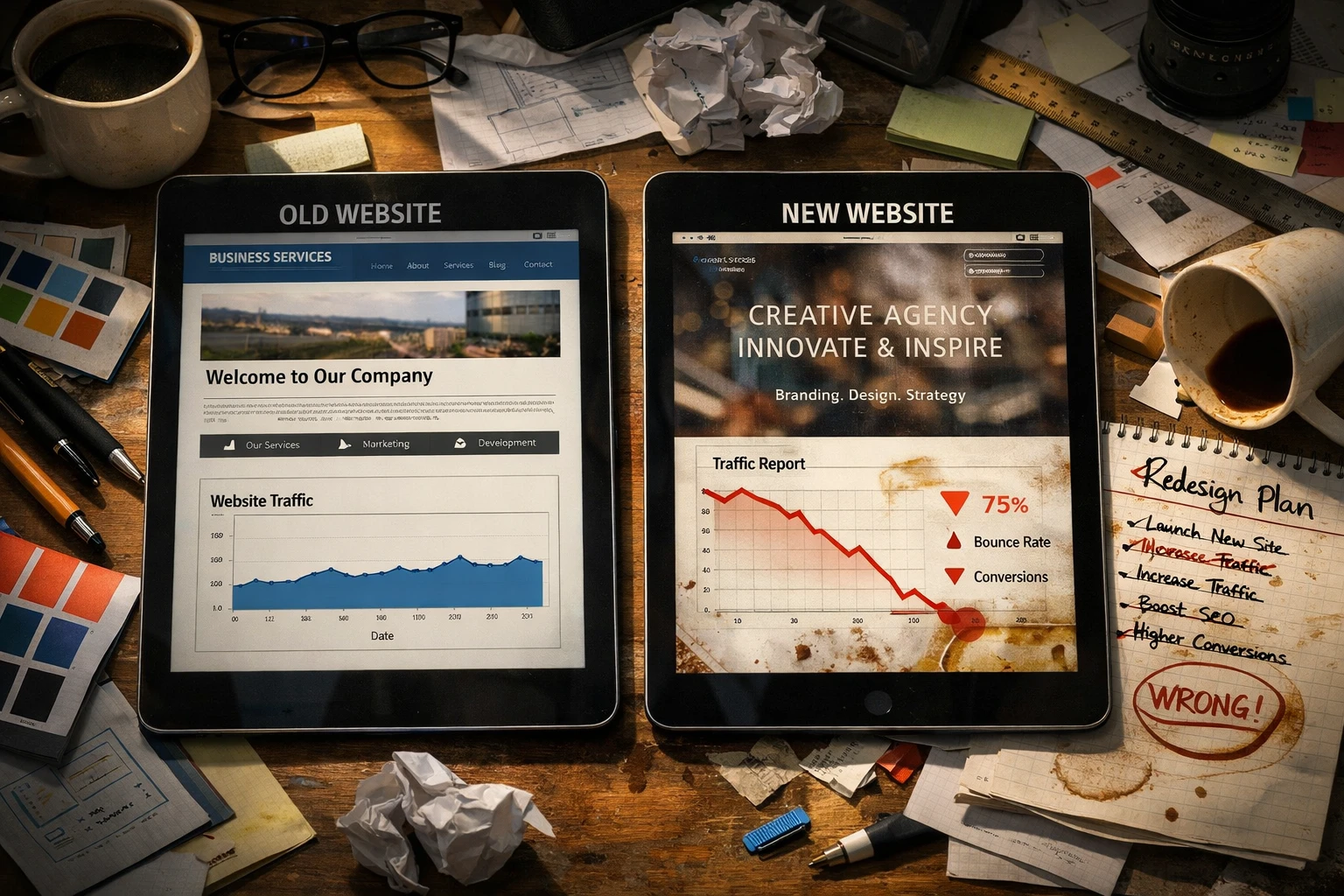 Website Redesign Mistakes